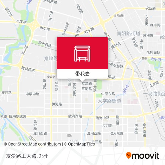 友爱路工人路地图