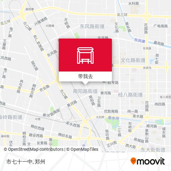 市七十一中地图