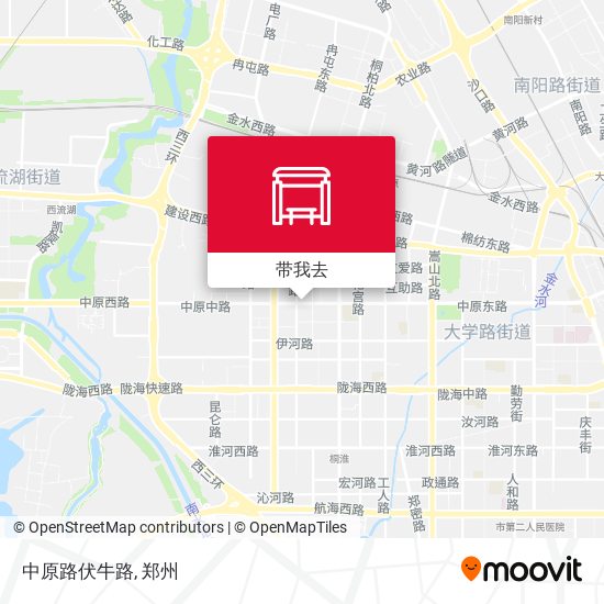 中原路伏牛路地图