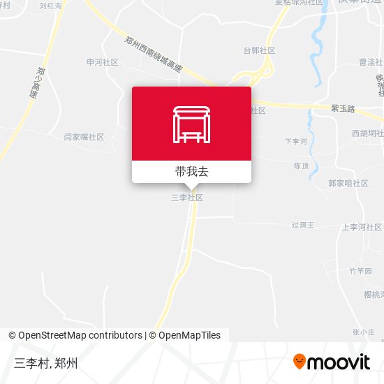 三李村地图