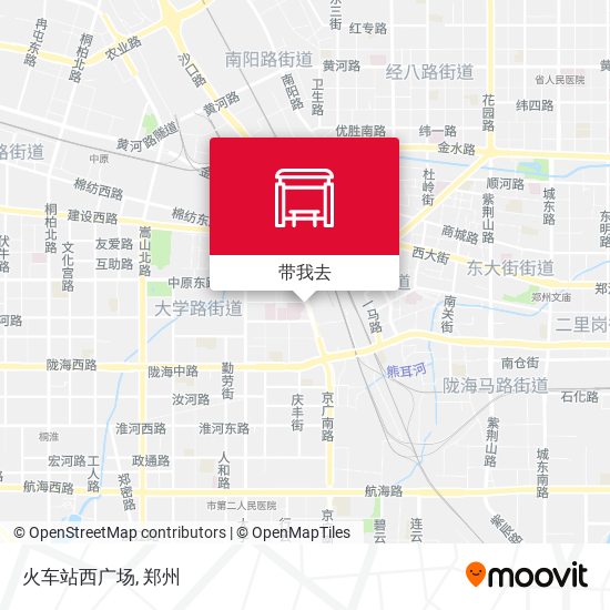 火车站西广场地图