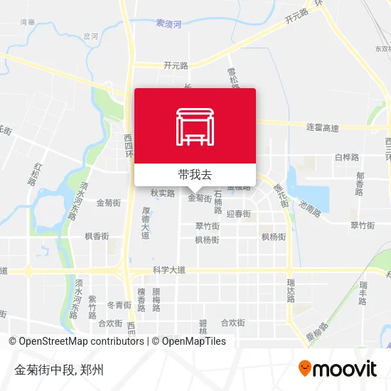 金菊街中段地图