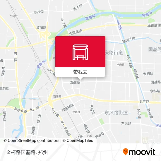 金杯路国基路地图