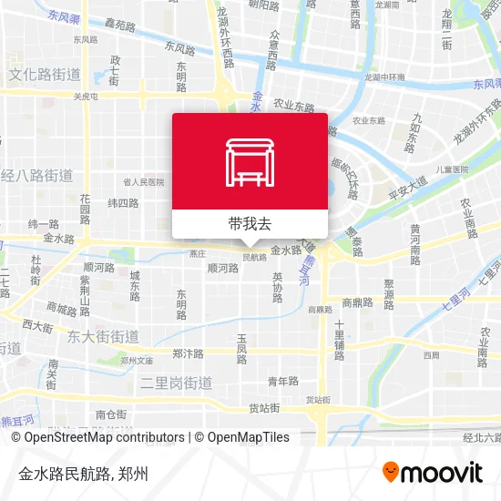 金水路民航路地图