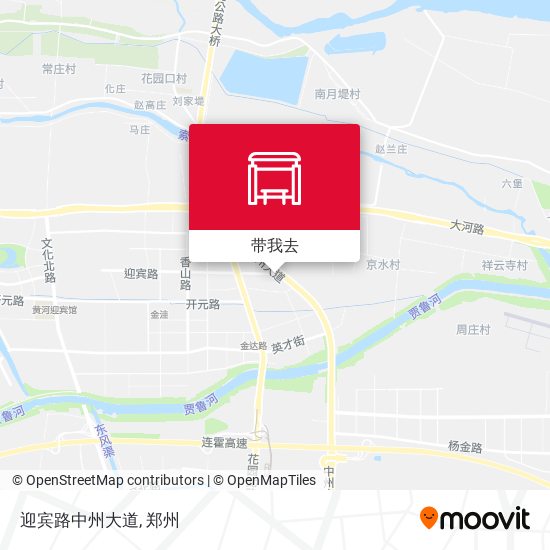 迎宾路中州大道地图