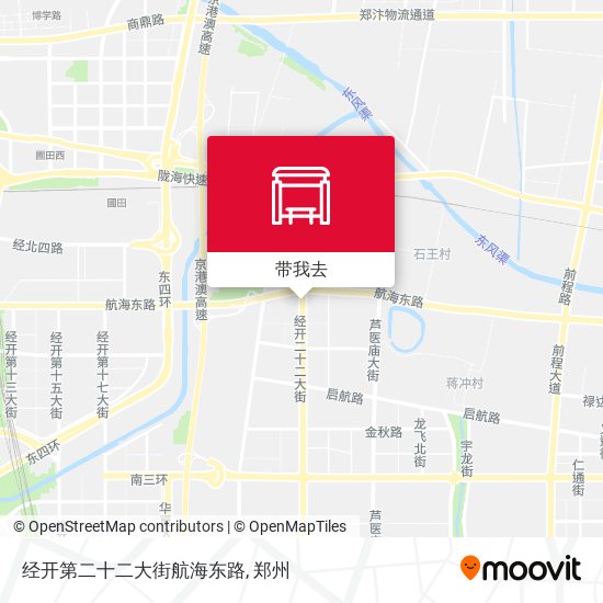 经开第二十二大街航海东路地图