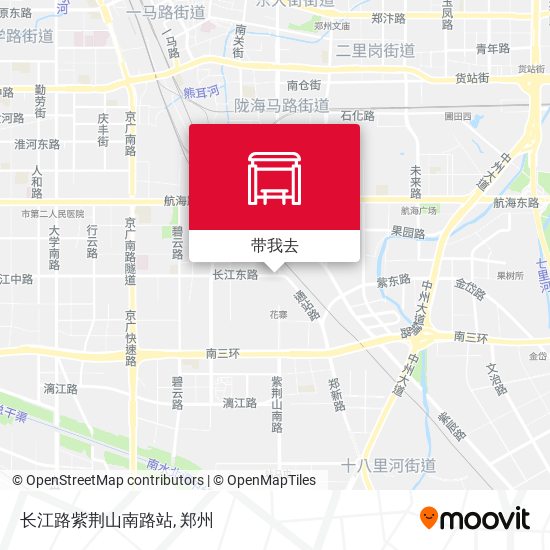 长江路紫荆山南路站地图