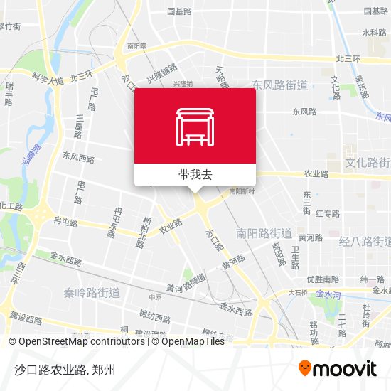 沙口路农业路地图