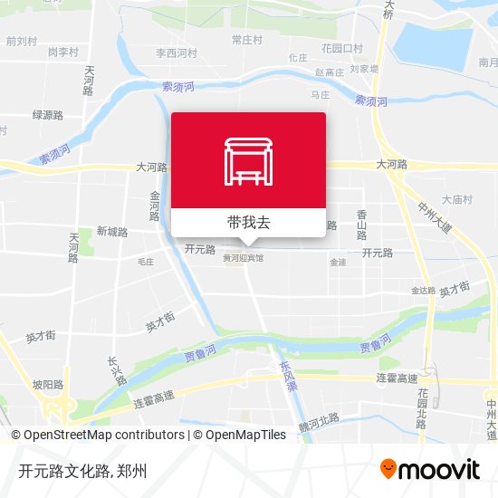 开元路文化路地图