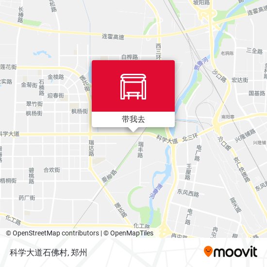 科学大道石佛村地图