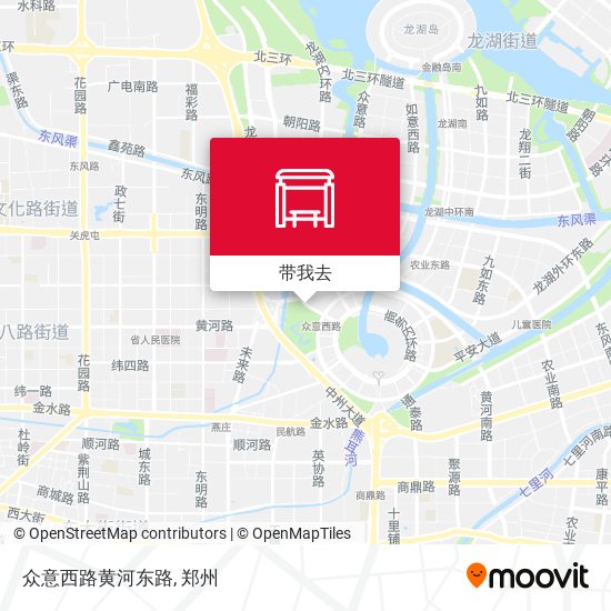 众意西路黄河东路地图