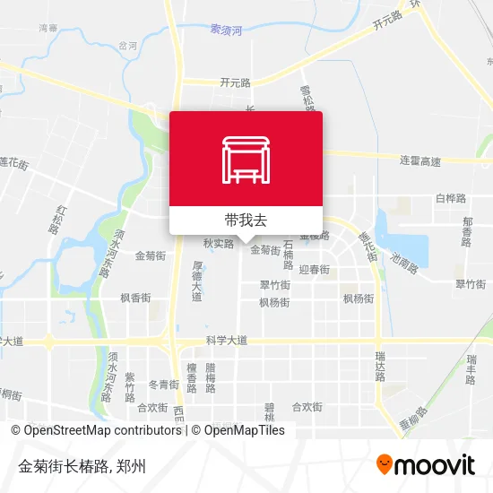 金菊街长椿路地图