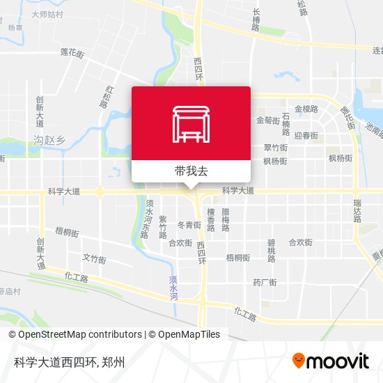 科学大道西四环地图