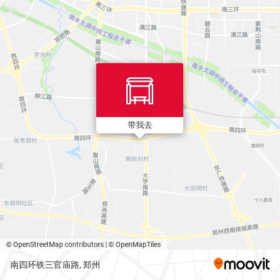 南四环铁三官庙路地图