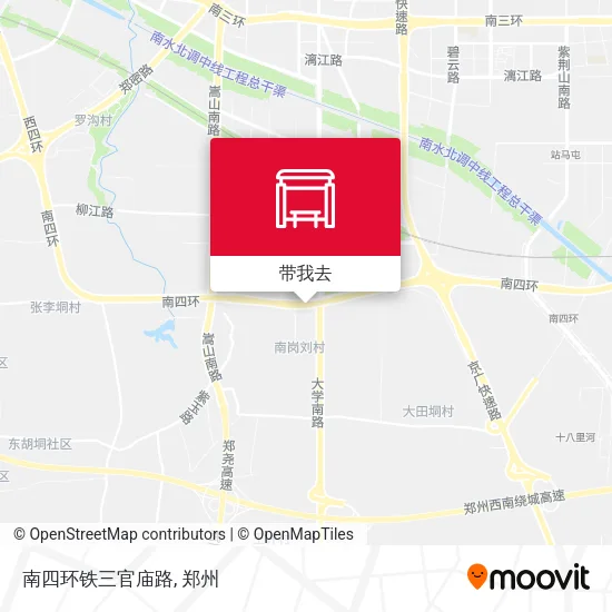 南四环铁三官庙路地图