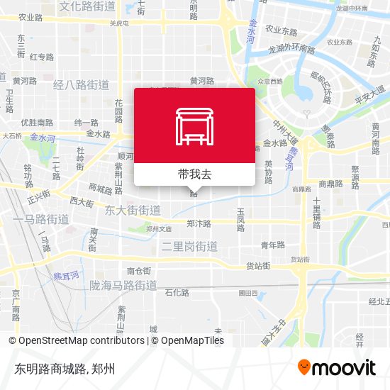 东明路商城路地图