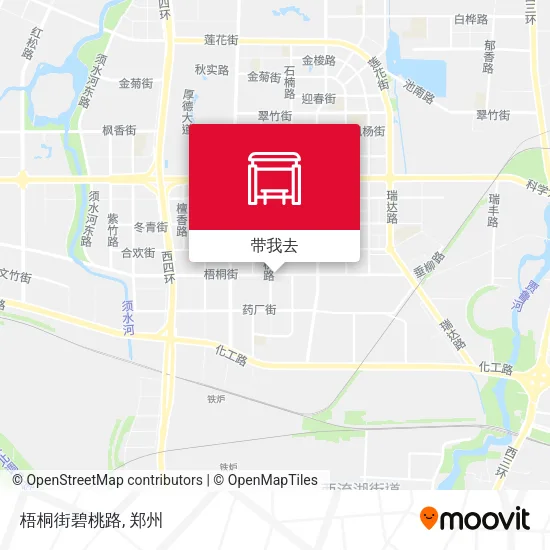 梧桐街碧桃路地图