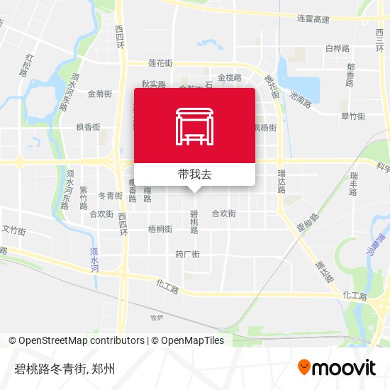 碧桃路冬青街地图