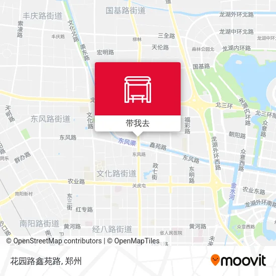 花园路鑫苑路地图