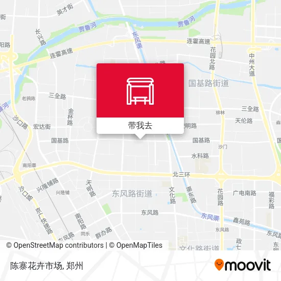 陈寨花卉市场地图