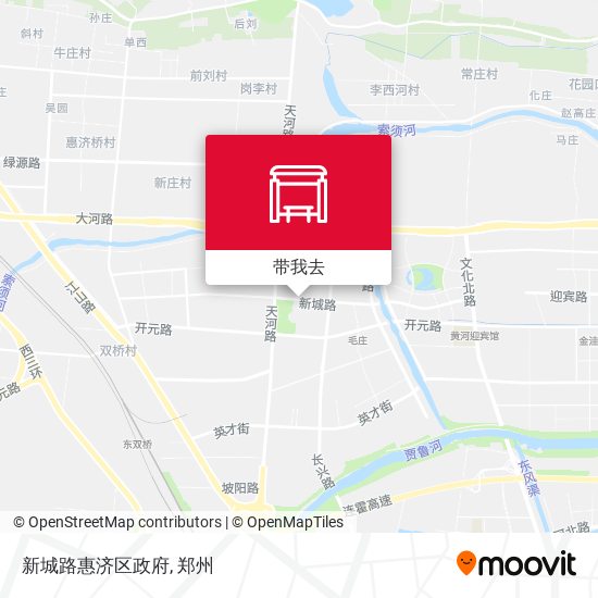新城路惠济区政府地图