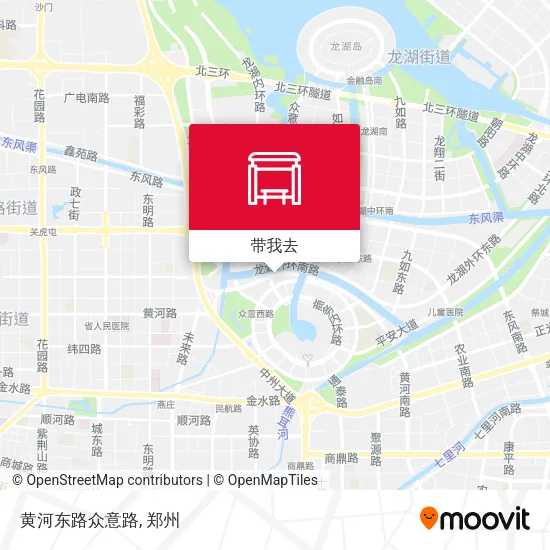 黄河东路众意路地图