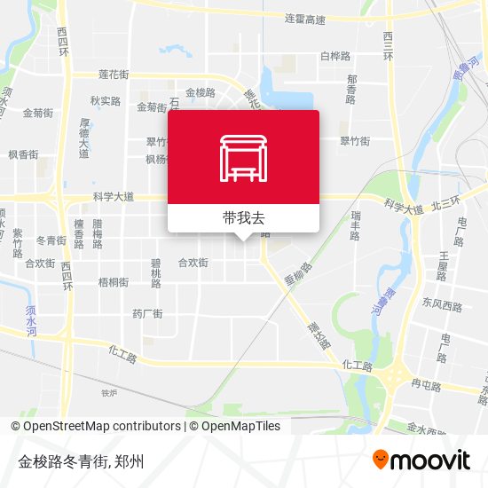 金梭路冬青街地图