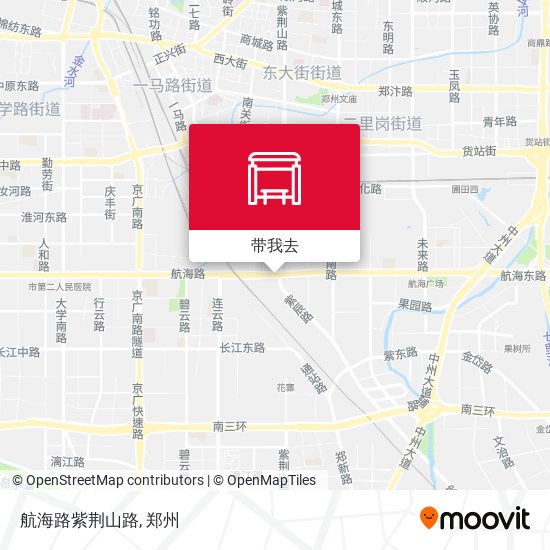 航海路紫荆山路地图