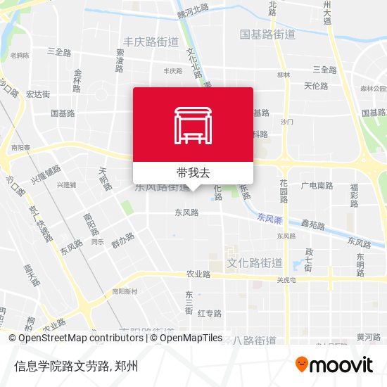 信息学院路文劳路地图