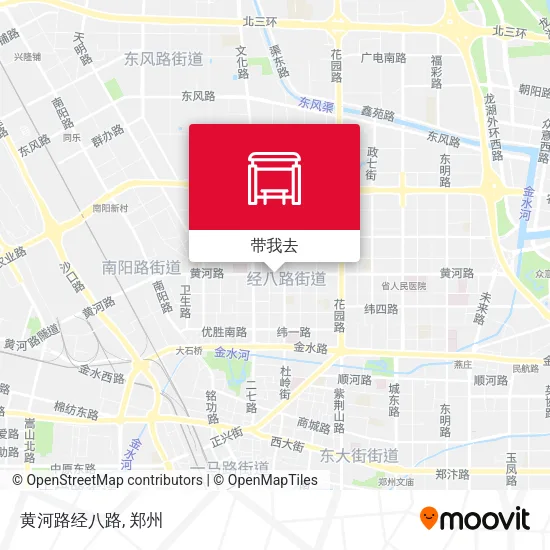 黄河路经八路地图
