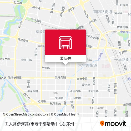 工人路伊河路(市老干部活动中心)地图