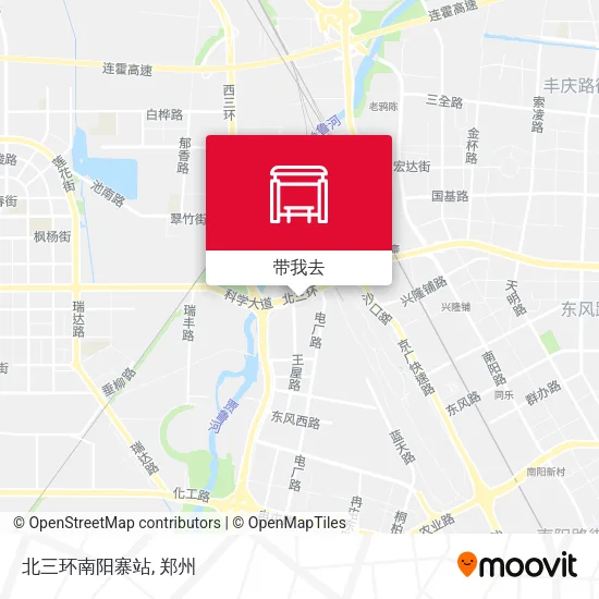 北三环南阳寨站地图