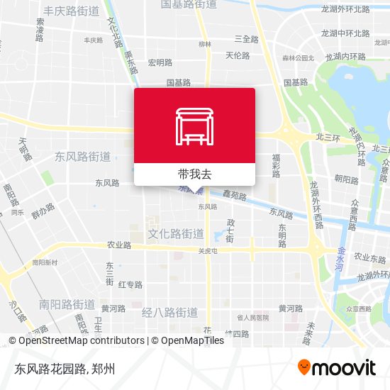 东风路花园路地图