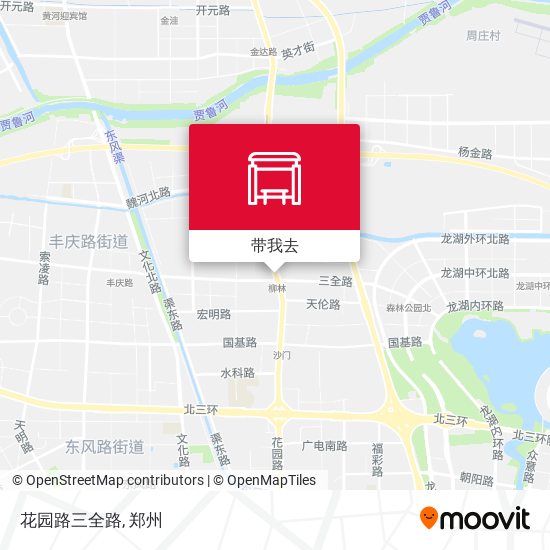 花园路三全路地图