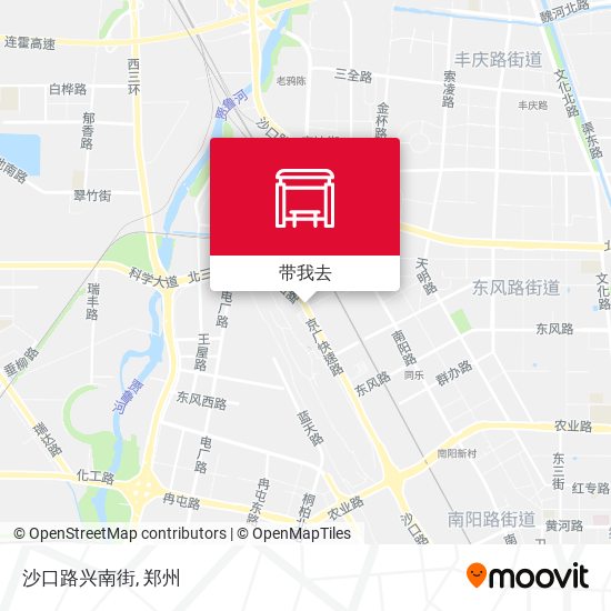 沙口路兴南街地图