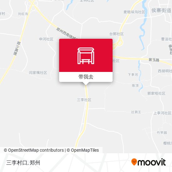 三李村口地图