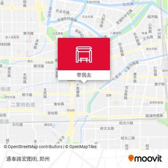 通泰路宏图街地图