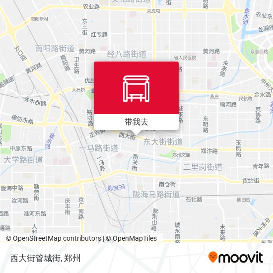 西大街管城街地图