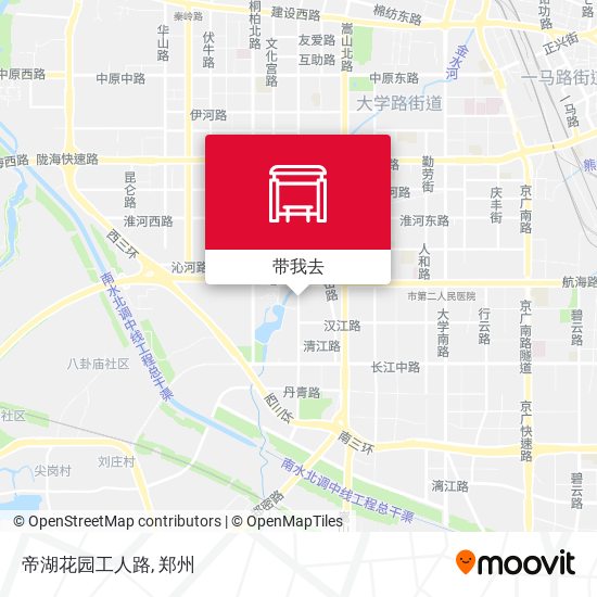 帝湖花园工人路地图