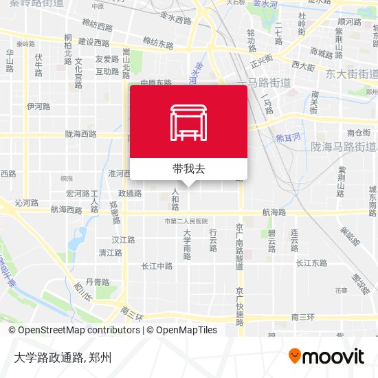 大学路政通路地图