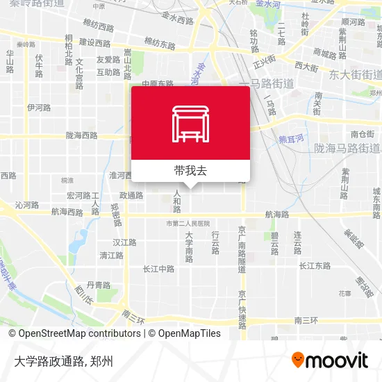 大学路政通路地图