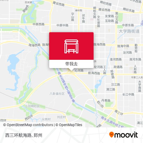 西三环航海路地图