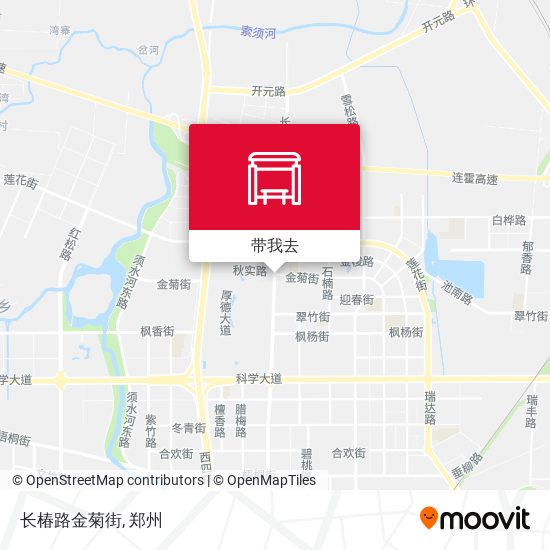 长椿路金菊街地图