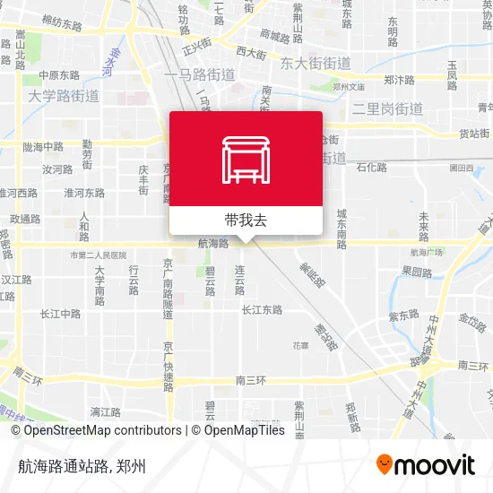 航海路通站路地图