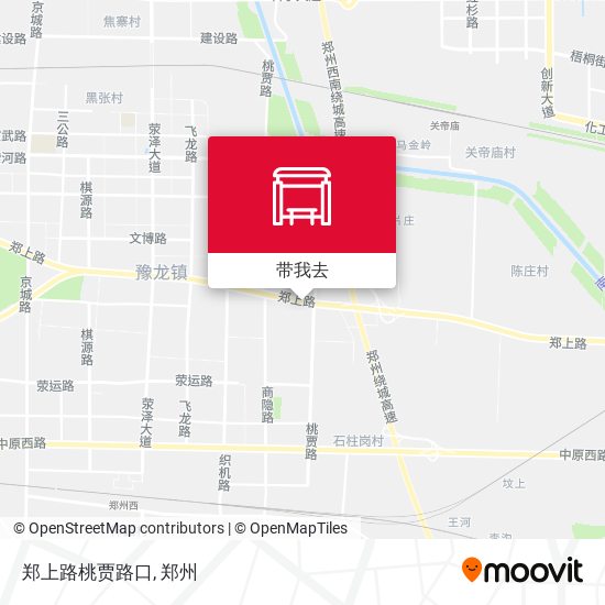 郑上路桃贾路口地图