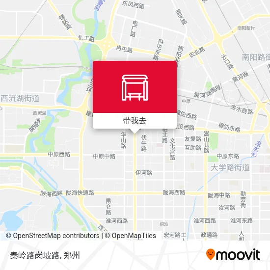 秦岭路岗坡路地图