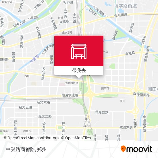 中兴路商都路地图