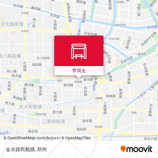 金水路民航路地图