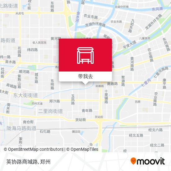 英协路商城路地图