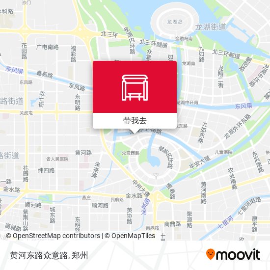 黄河东路众意路地图